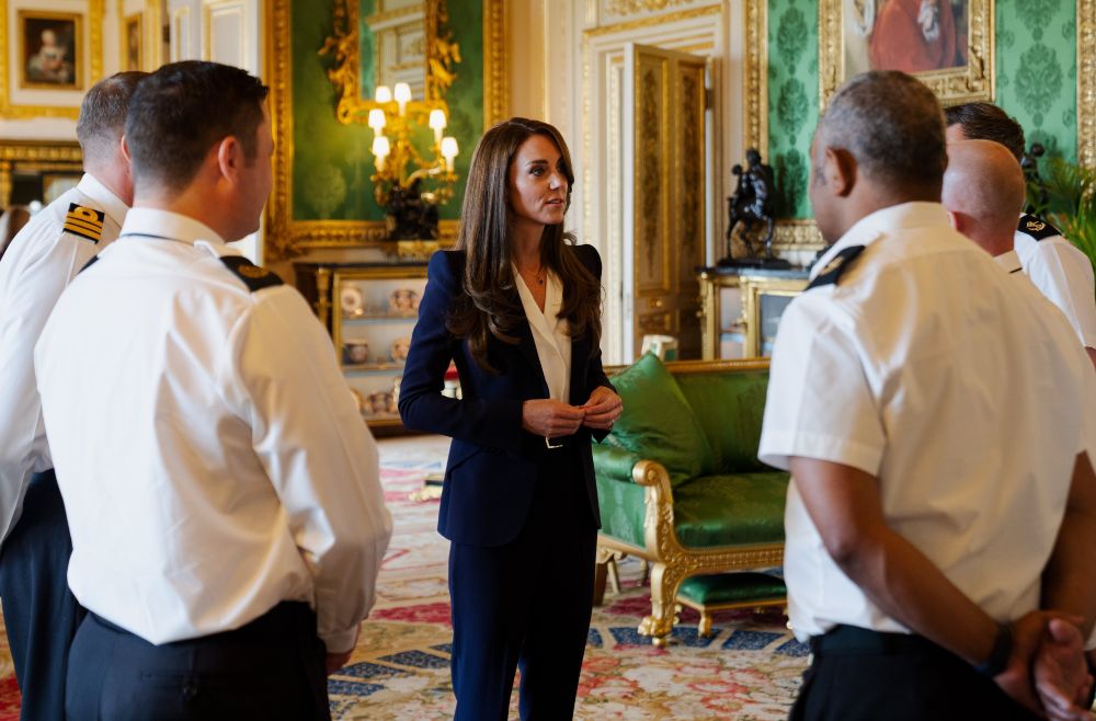 Princess Kate makes surprise appearance with Royal Navy crew