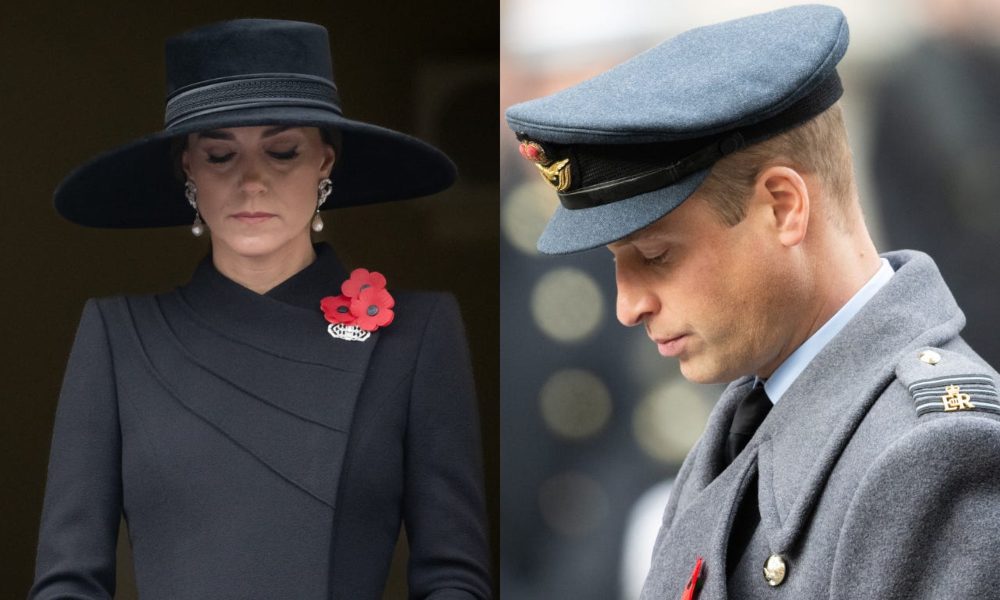 Prince William And Kate Leave Touching Message On Remembrance Day Wreath