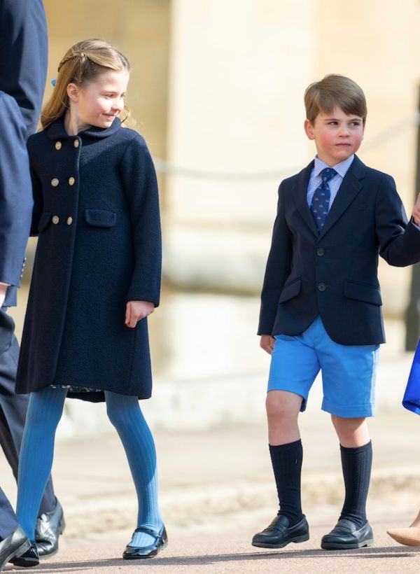 Prince Louis Joins The Royals For His First Easter Church Service William Kate George Charlotte (1)