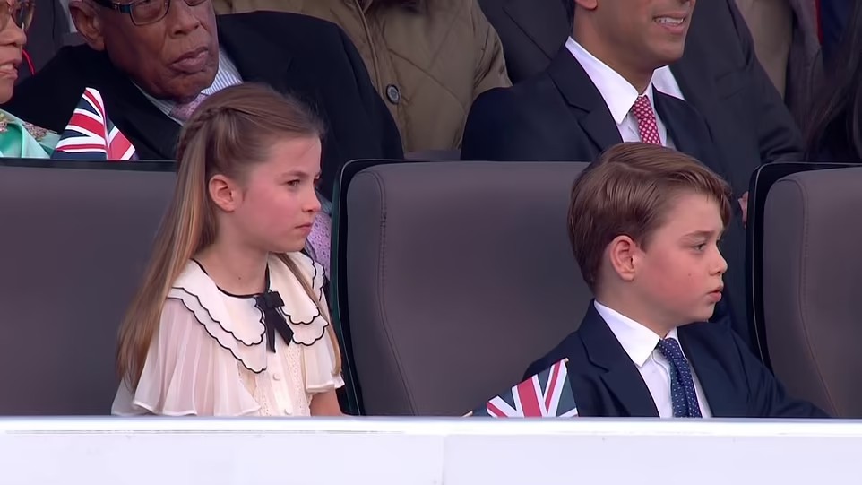 George And Charlotte Join William And Kate To Watch Coronation Concert