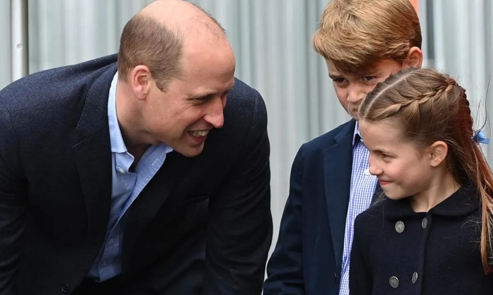 Prince William and Princess Charlotte