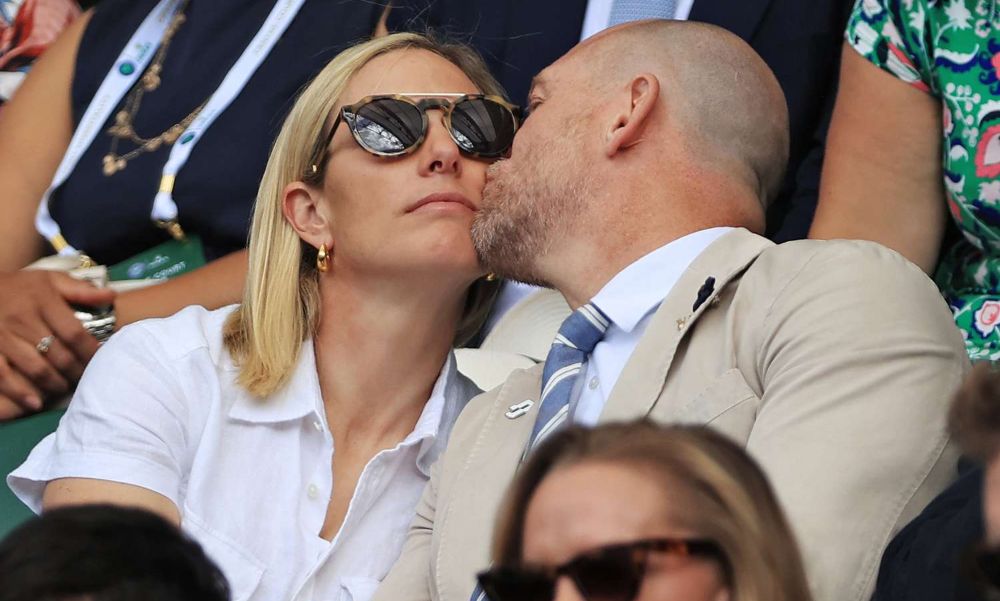 Mike And Zara Tindall Put On Loved-up Display At Wimbledon
