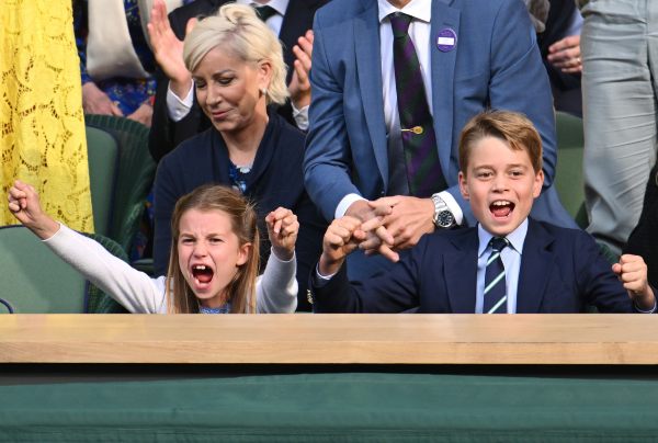 Prince George and Princess Charlotte Wimbledon