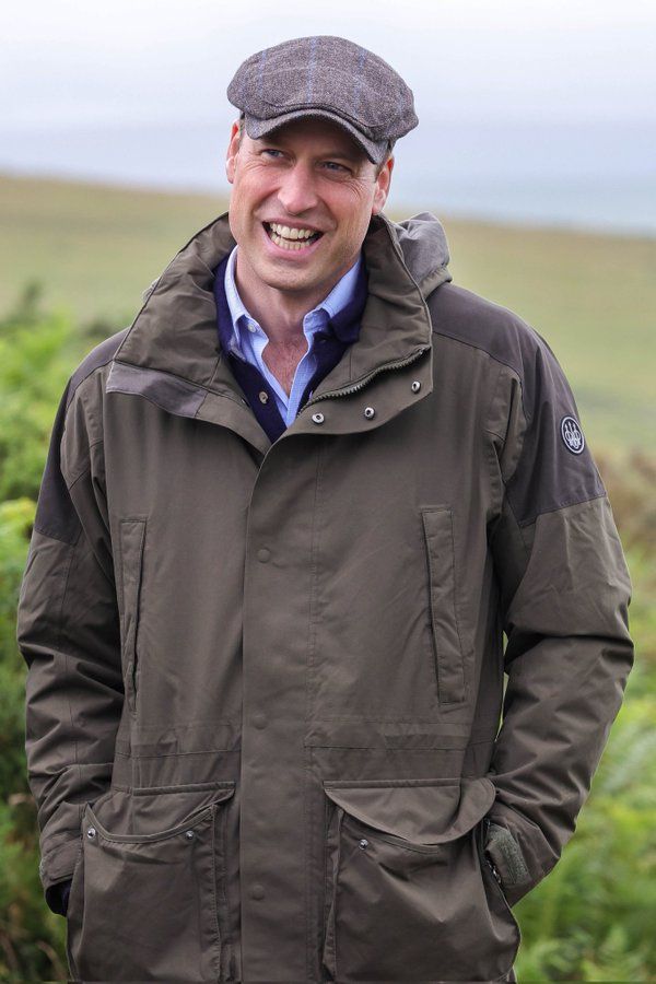 Prince William dons country attire for visit to Wistman's Wood