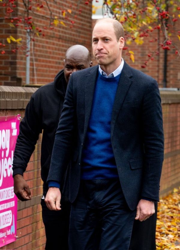 Prince William is at the Moss Side Millenium centre