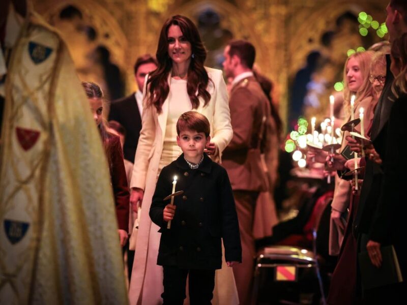 Prince Louis Adds A Cheeky Twist At The Royal Christmas Carol Service