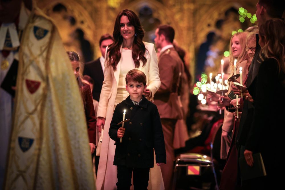 Prince Louis Adds A Cheeky Twist At The Royal Christmas Carol Service