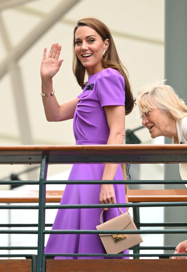 Princess Kate Joined By Princess Charlotte Arrives At Wimbledon Final