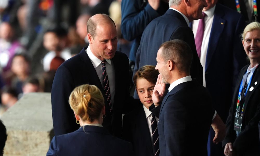 Prince George Joins Prince William For Euro 2024 Final