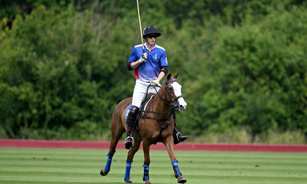 Prince William Plays Polo As Princess Kate Misses The Event