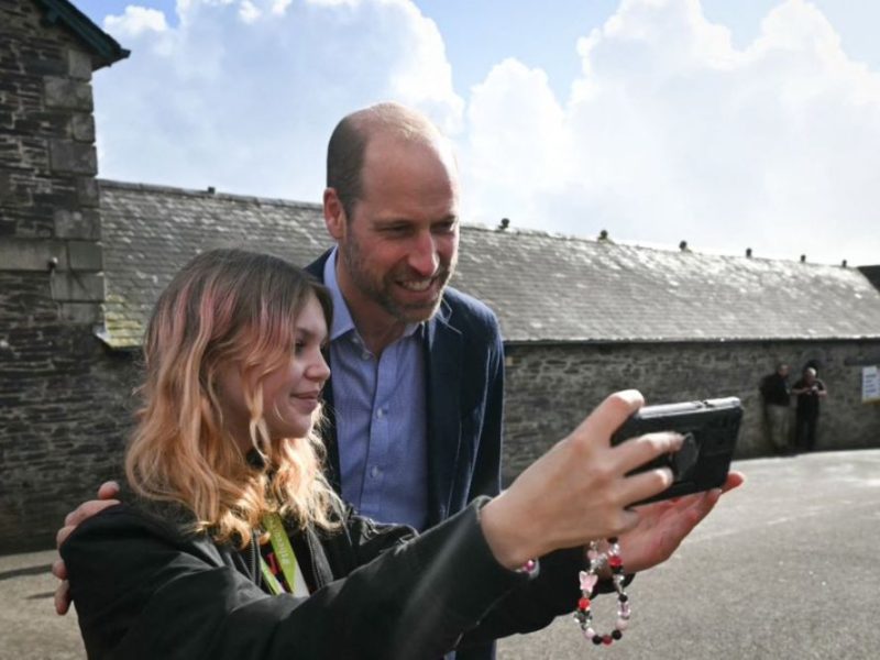 A selfie with the future King Prince William