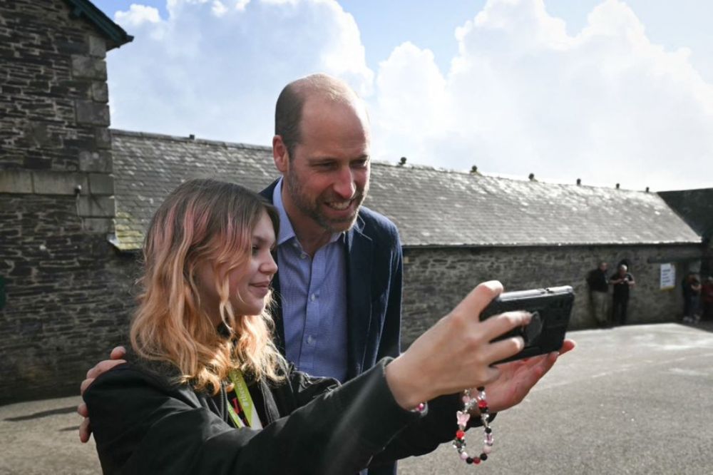 A selfie with the future King Prince William