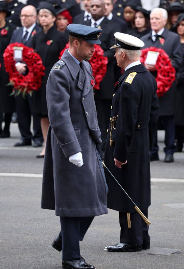 His Majesty King Charles III and Prince William - Rememberance Day 2024