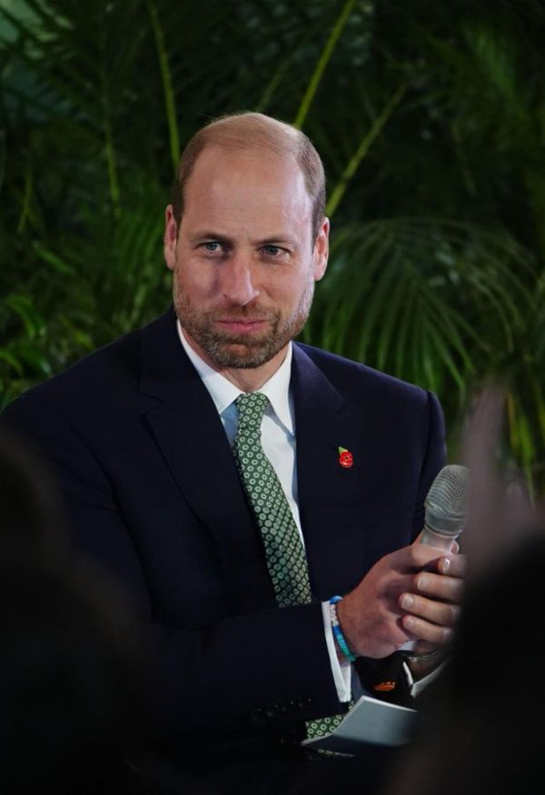 Prince William is wearing a bracelet that says ‘PAPA’