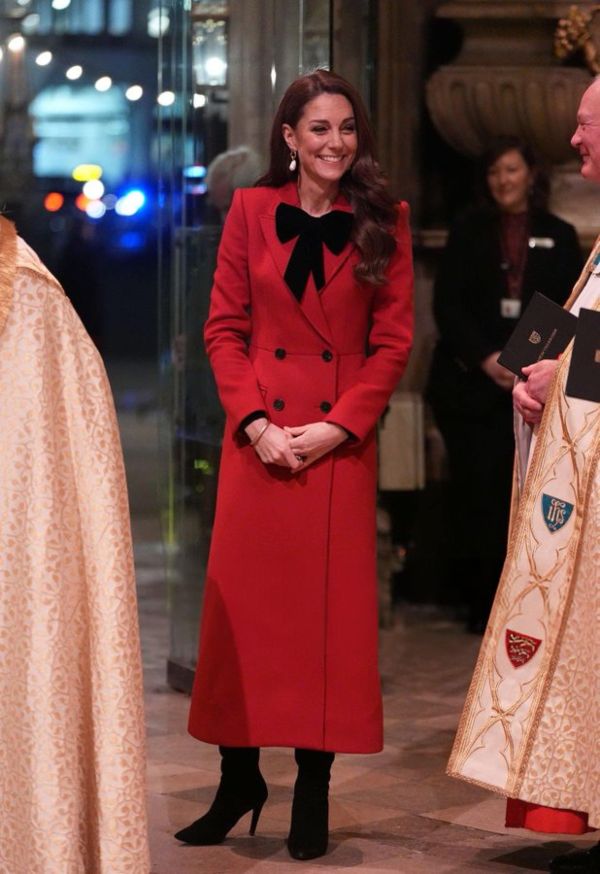 Kate Middleton of her family at her fourth annual Christmas carol service