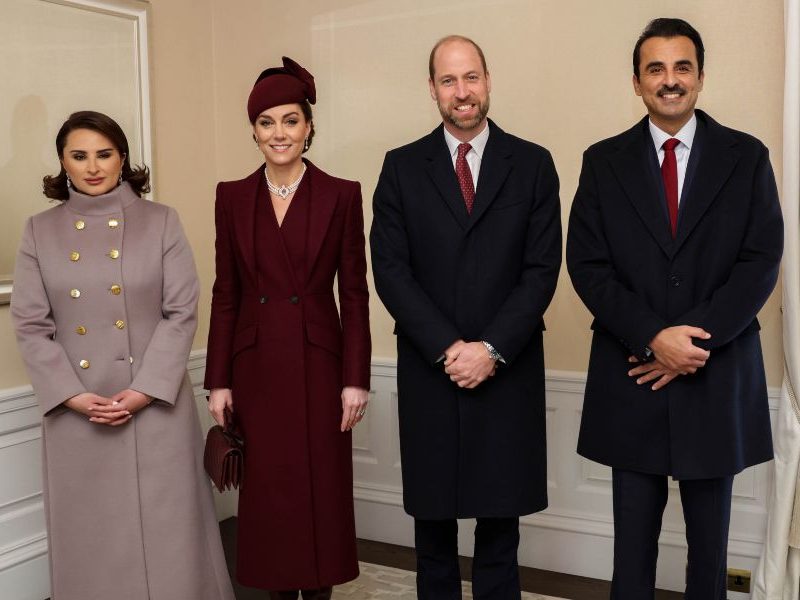 Princess Kate Returns To Royal Duties For Qatar State Visit