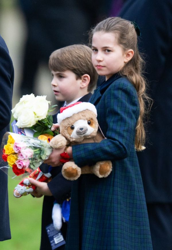 VIDEO: Watch The Moment Princess Charlotte Stops To Take Selfie On Christmas Day Louis