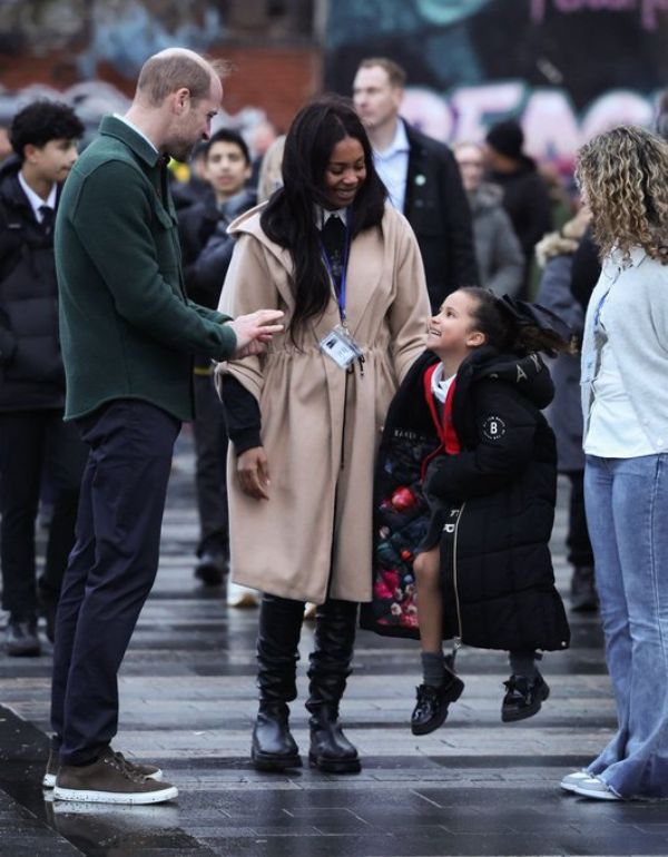 Prince William looks like he’s performing a magic trick