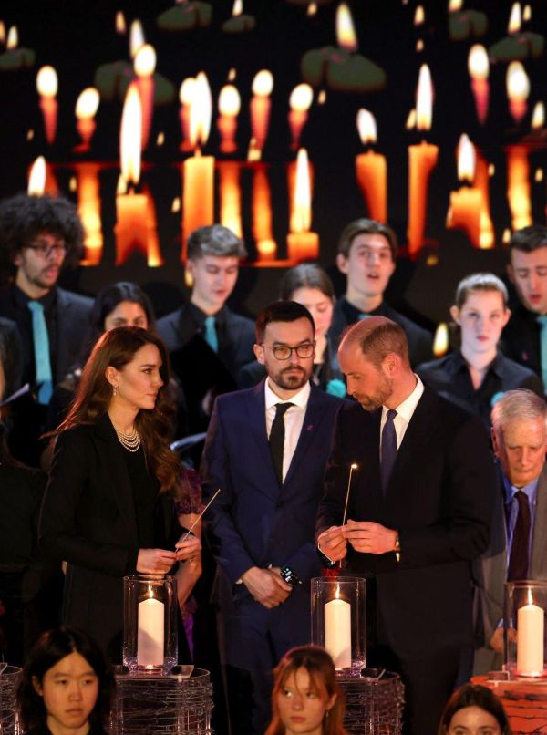 TRH The Prince and Princess of Wales attended a ceremony marking Holocaust Memorial Day