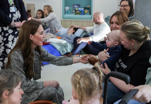 The Princess of Wales during a visit to Tŷ Hafan, a children’s hospice based in Sully, near Cardiff