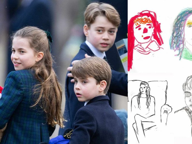 Princess Kate Pauses Family Holiday To Share Amazing Artwork By George, Charlotte And Louis