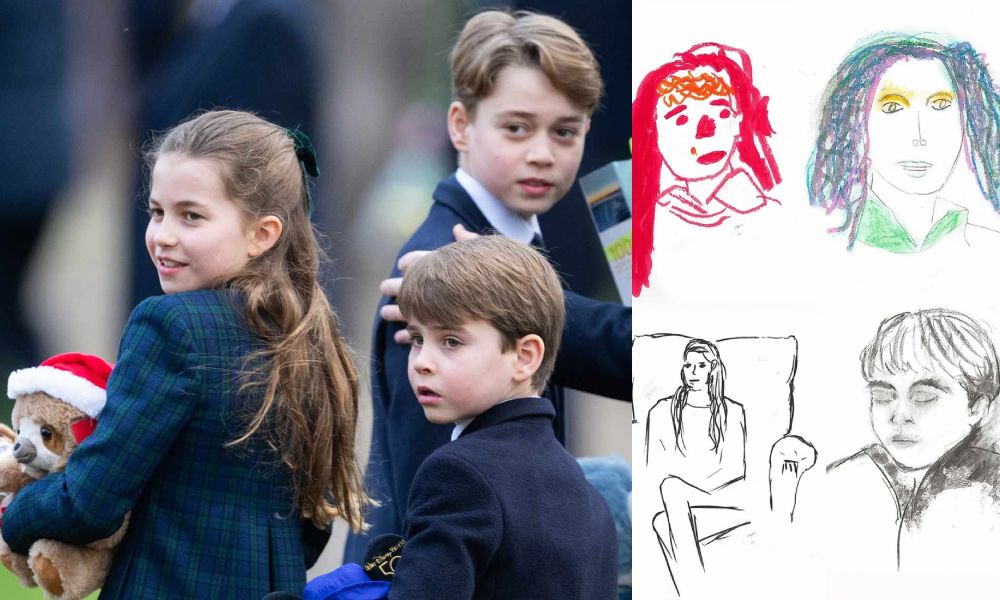 Princess Kate Pauses Family Holiday To Share Amazing Artwork By George, Charlotte And Louis