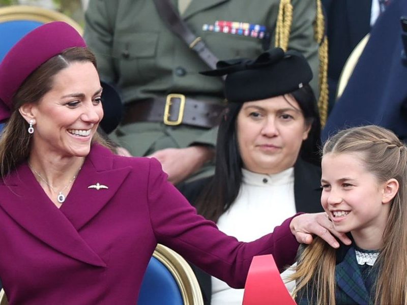 Candid Captures: Kate And Charlotte Share A Tender Moments During VE Day Celebrations