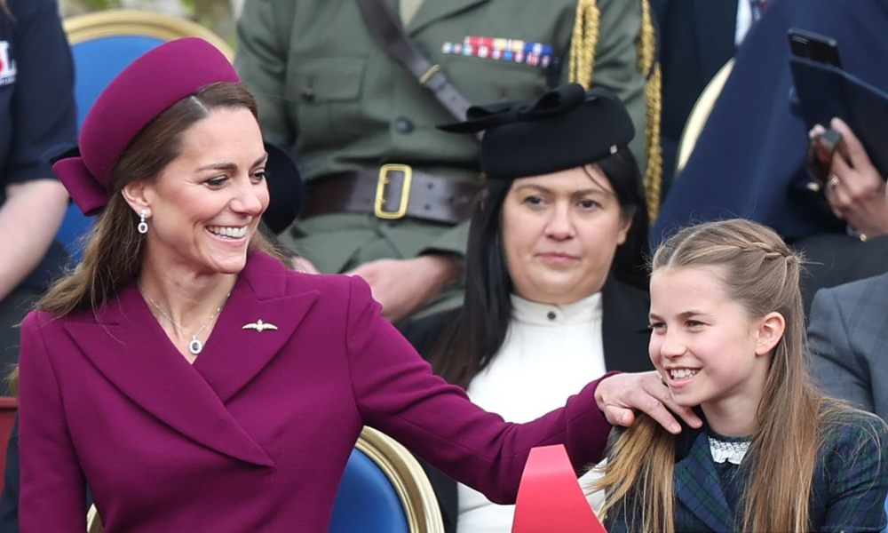 Candid Captures: Kate And Charlotte Share A Tender Moments During VE Day Celebrations
