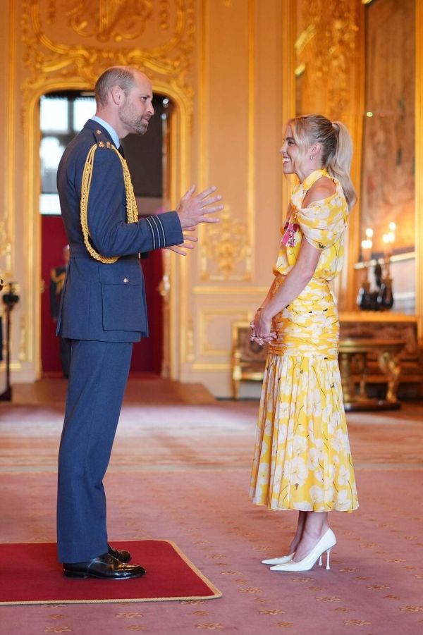 Keely Hodgkinson, from Salford, is made a Member of the Order of the British Empire by the Prince of Wales