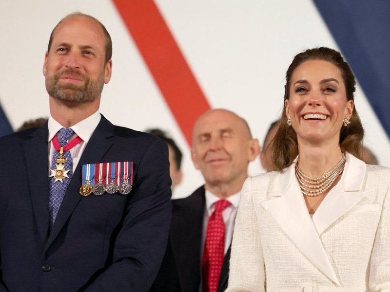 Prince William Shares Rare Public Display Of Affection With Kate During VE Day Concert