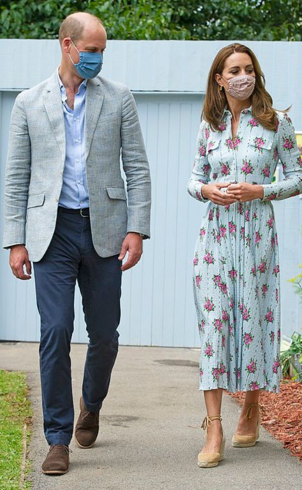 Prince William and Princess Kate met residents at the Shire Hall Care Home in Cardiff in 2020 (1)