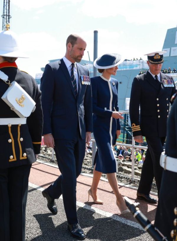 The Prince of Wales and the Princess of Wales are attending the ship’s naming ceremony in Glasgow