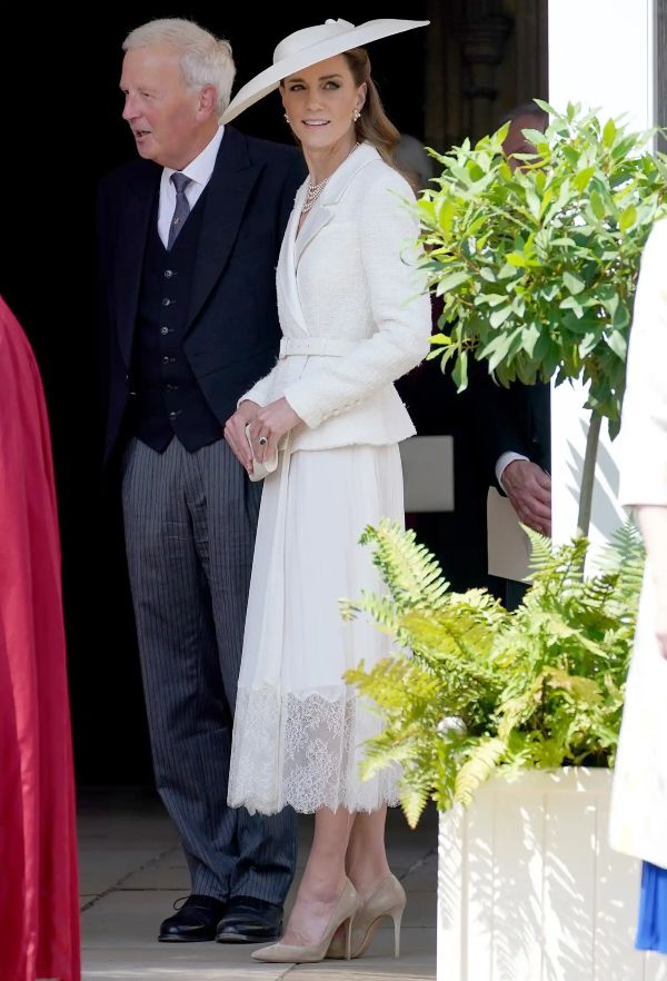 Kate Middleton attends the Order of the Garter service at Windsor Castle on June 16, 2025
