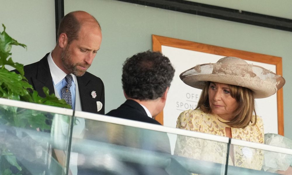 Prince William Spotted With Carole Middleton After Princess Kate Pulls Out Of Royal Ascot Appearance