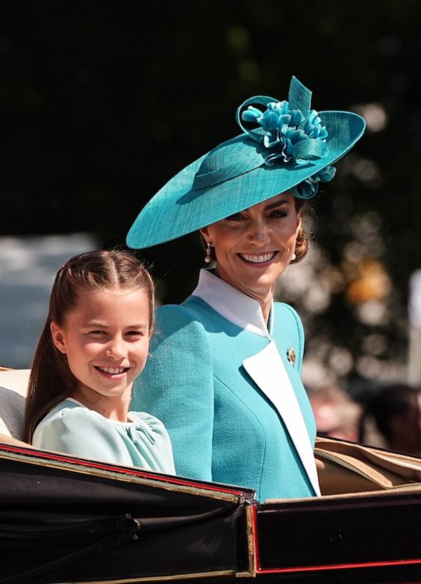 Trooping In Teal: Mother‑Daughter Style Moment For Kate And Charlotte