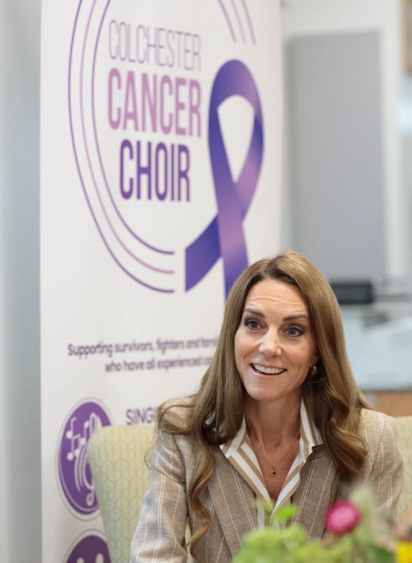 Kate Middleton at Colchester Hospital on July 2, 2025