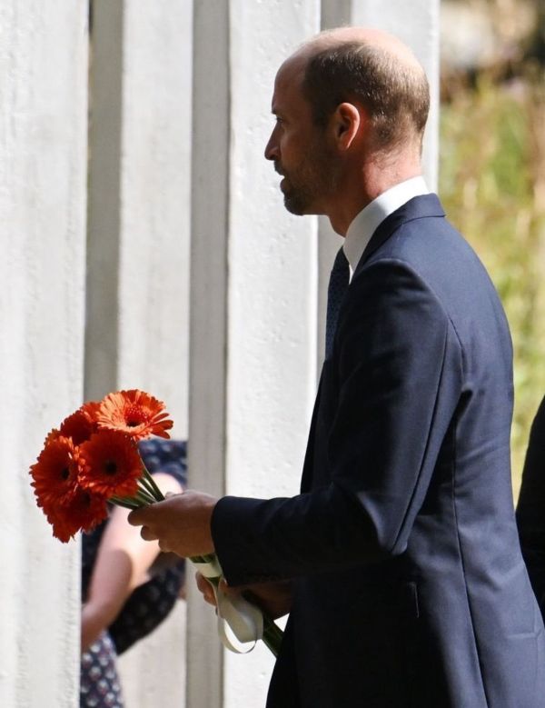 Prince William at the 7-7 Memorial in Hyde Park on the 20th Anniversary London Bombings