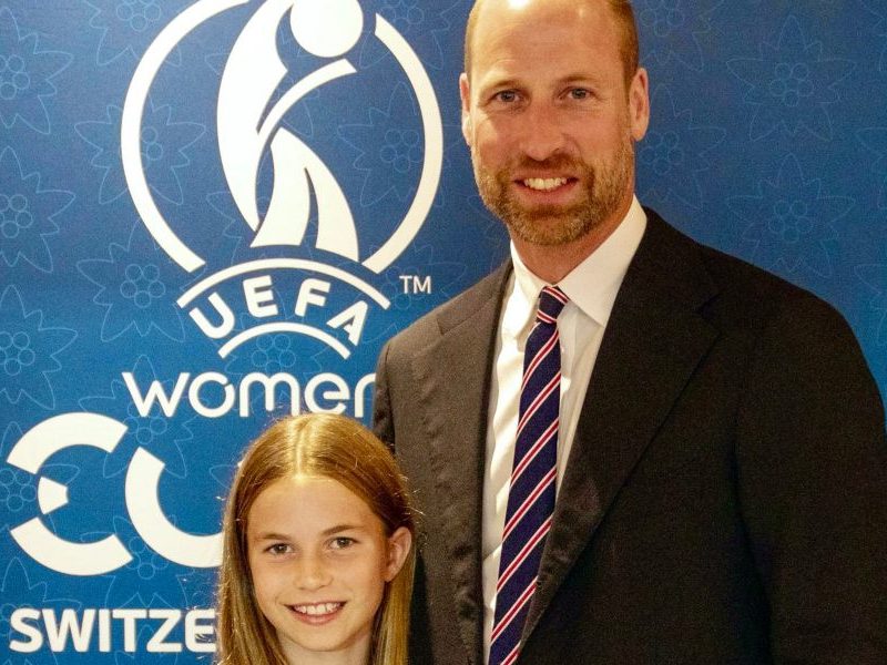 Princess Charlotte Makes Surprise Appearance With Prince William At Euros Final Cheering On England