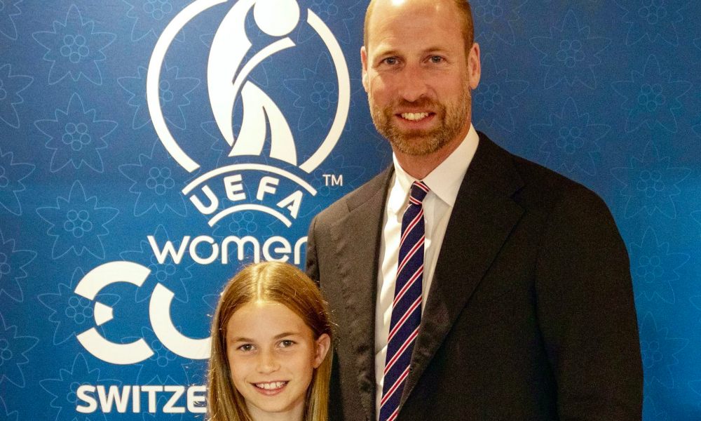 Princess Charlotte Makes Surprise Appearance With Prince William At Euros Final Cheering On England
