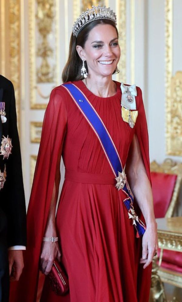 The Princess of Wales at the French State Banquet