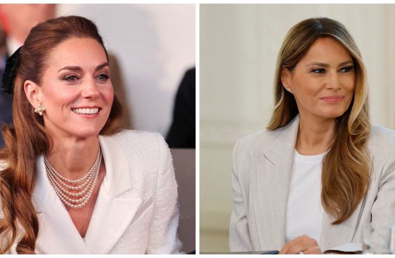 A Rare Duo_ Princess Kate Joins Melania Trump During State Visit (1)