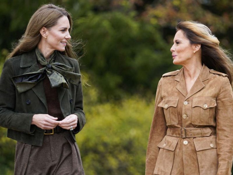 Princess Kate Surprises Young Scouts With A Homemade Treat During Outing With Melania Trump