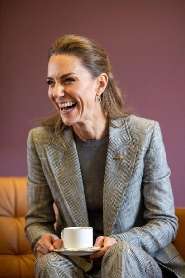 The Princess of Wales during a visit to RAF Coningsby