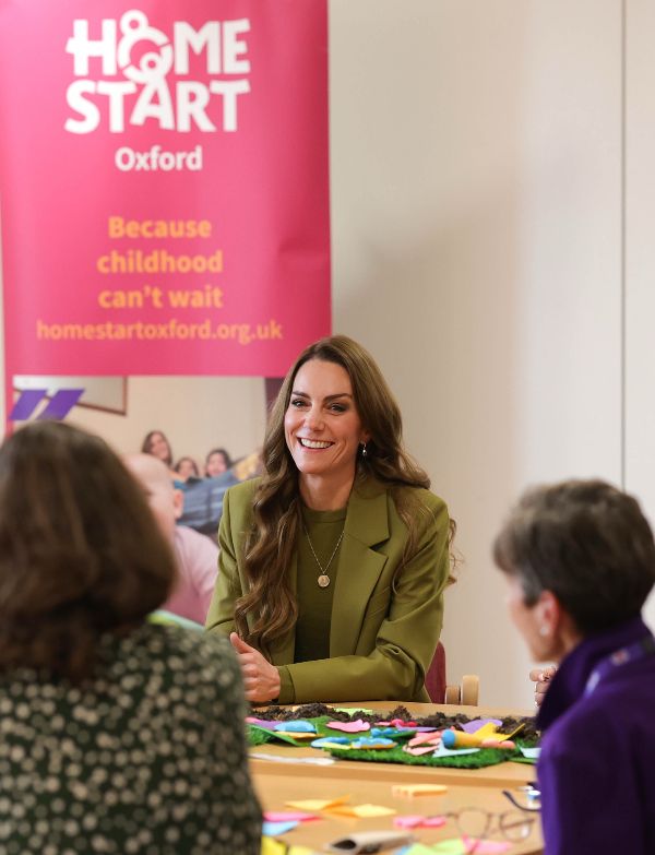 The Princess of Wales visits the Home-Start in Oxford today