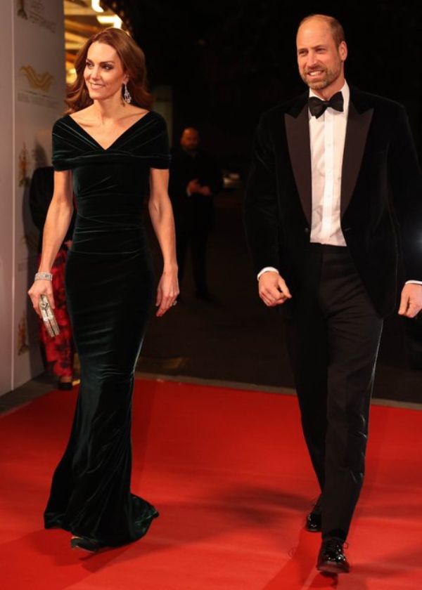 Our first look at the Prince and Princess of Wales arriving for the Royal Variety Performance