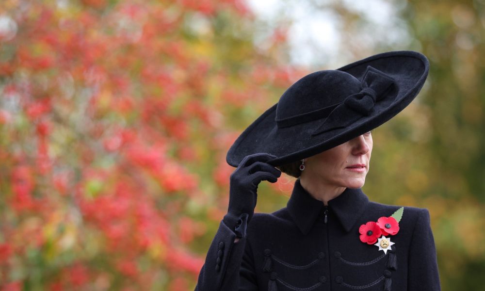 Princess Kate Learns Secret To Longevity From Veteran at Remembrance Service