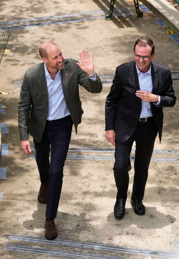 The Prince of Wales and Mayor of Rio de Janeiro, Eduardo Paes attend a 'Welcome to Rio' event at Sug