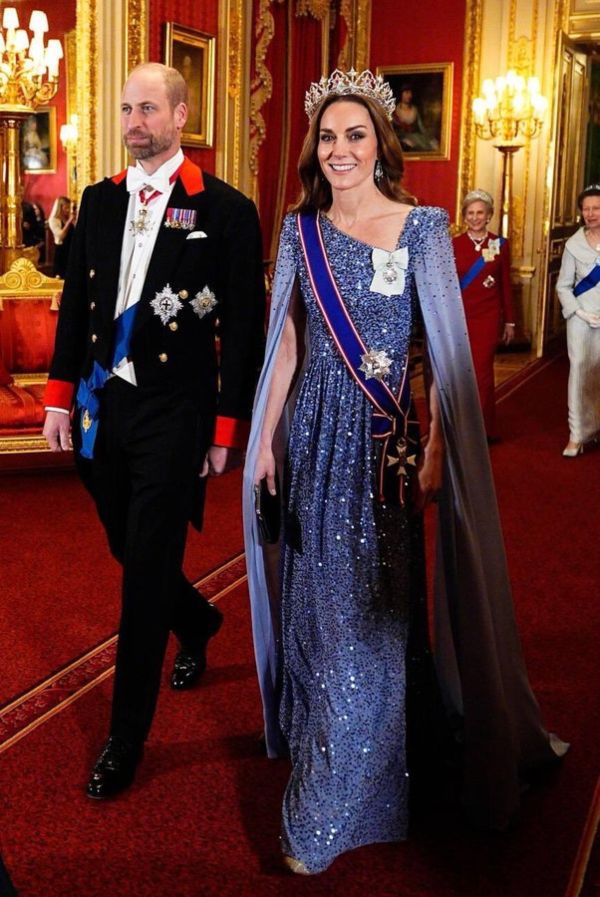 The Princess of Wales at the German State Banquet at Windsor Castle