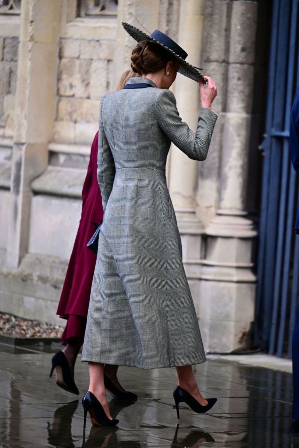 The Princess of Wales arriving at Canterbury Cathedral to attend the installation ceremony