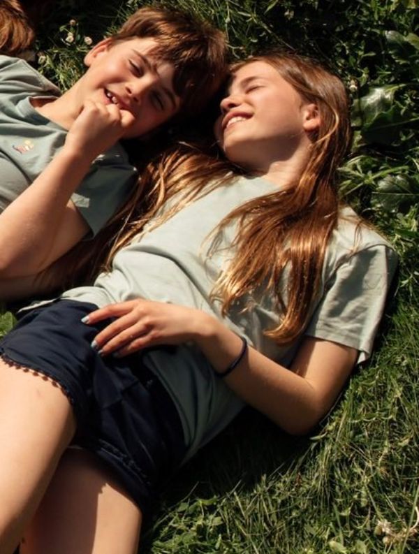 Prince Louis and Princess Charlotte in a photo Kate Middleton and Prince William released on April 2